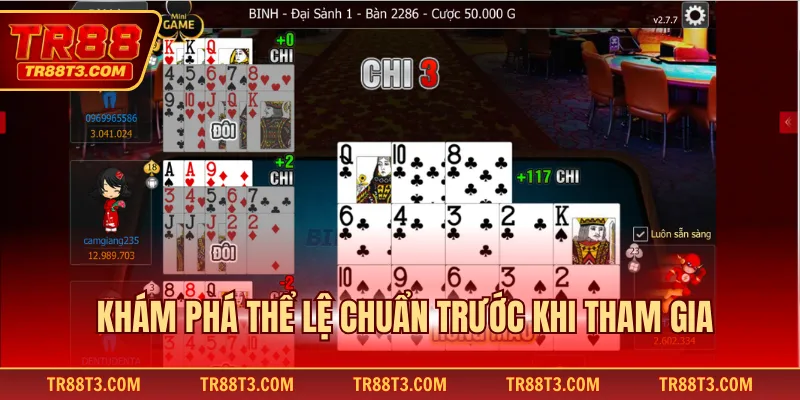 Khám phá thể lệ chuẩn trước khi tham gia